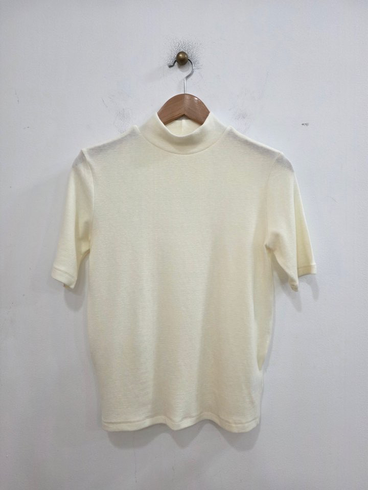 LE MIU韓國直郵女裝新品26春季熱賣職業時尚T恤羊毛高領LE_MIUT恤圖色4象牙白