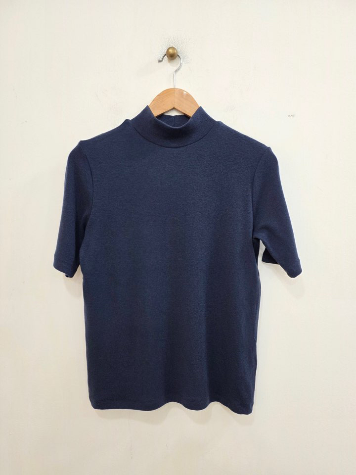 LE MIU韓國直郵女裝新品26春季熱賣職業時尚T恤羊毛高領LE_MIUT恤圖色14深藍色