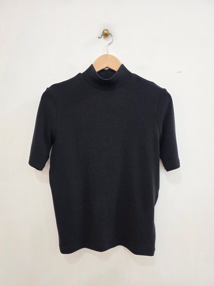 LE MIU韓國直郵女裝新品26春季熱賣職業時尚T恤羊毛高領LE_MIUT恤圖色19黑色