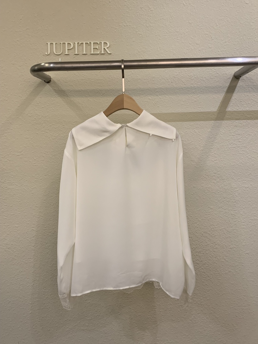 JUPITER東大門直郵女裝新品推薦職業襯衫蕾絲衫假兩件雙層JUPITER襯衫/蕾絲衫