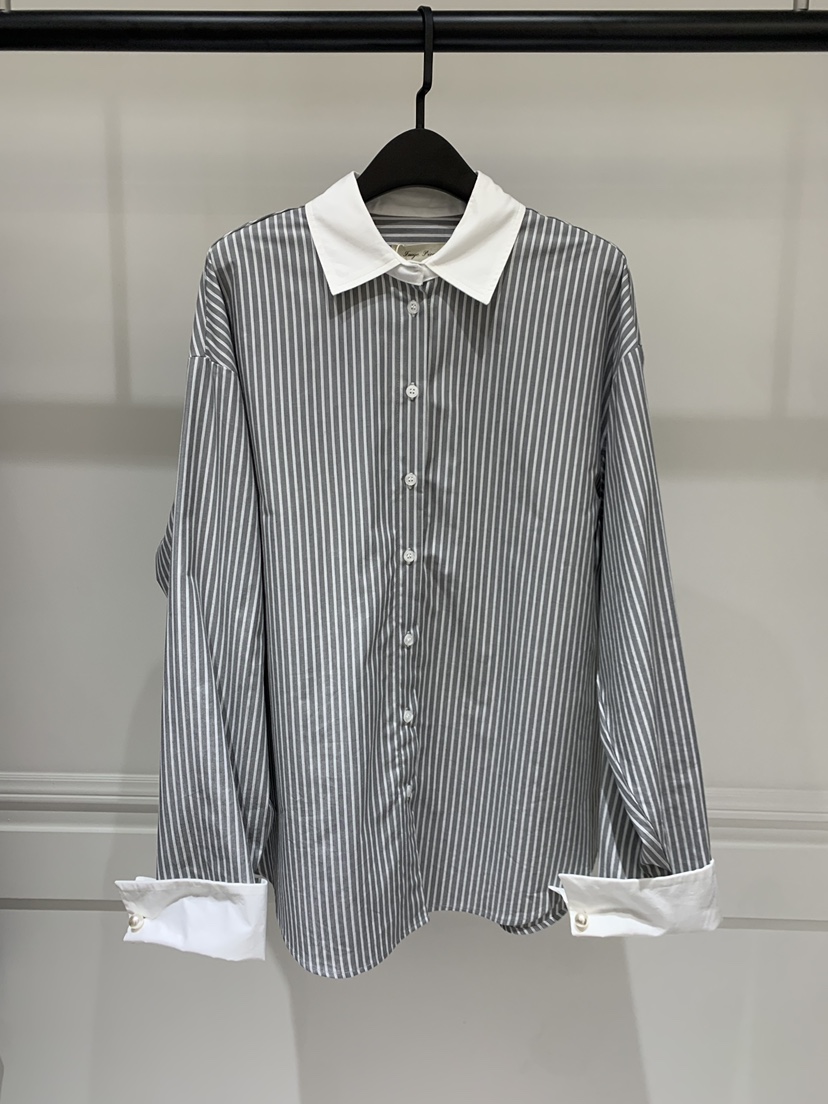 NEVER.1韓國直郵女裝新款26春季職業人氣熱賣襯衫蕾絲衫NEVER.1襯衫/蕾絲衫圖色1