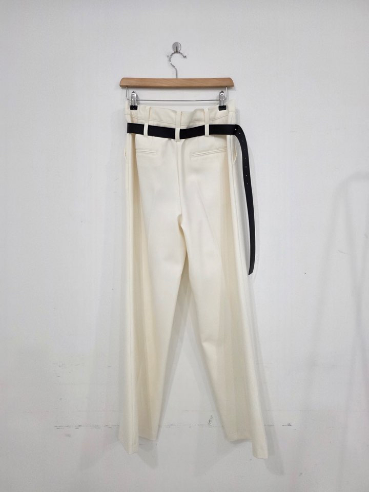 LE MIU東大門實拍女士新品時尚職業熱賣休閑休閑褲含腰帶LE_MIU休閑褲