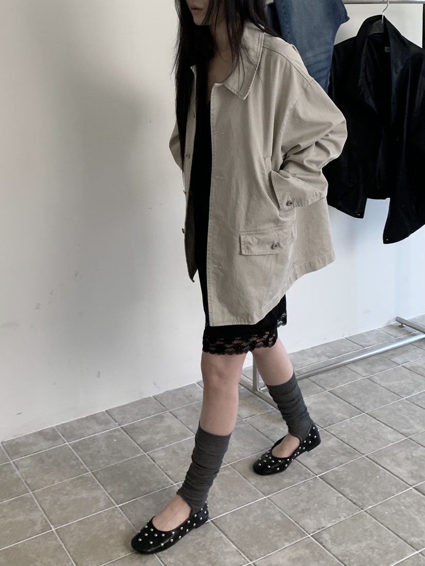 ENHANCE東大門代購女士新款職業休閑熱賣時尚真品夾克復古ENHANCE/HOPESMORE夾克