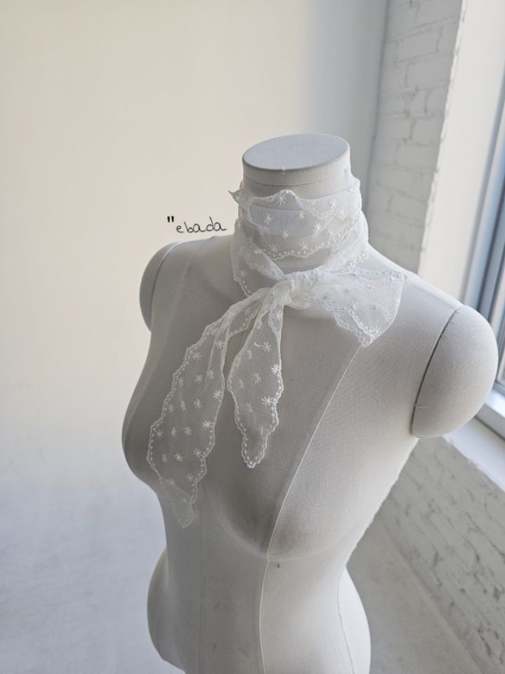 EBADA東大門直郵女士新款職業熱賣26春夏推薦圍巾披肩蕾絲EBADA圍巾/披肩圖色1