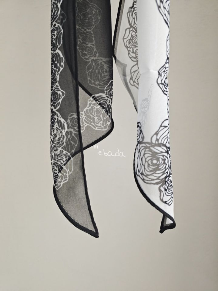 EBADA韓國代購女士新品休閑職業真品人氣推薦圍巾披肩雪紡EBADA圍巾/披肩