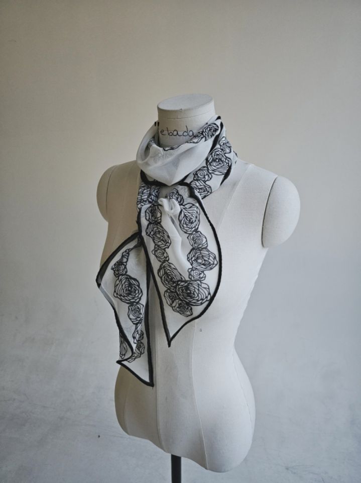 EBADA韓國代購女士新品休閑職業真品人氣推薦圍巾披肩雪紡EBADA圍巾/披肩