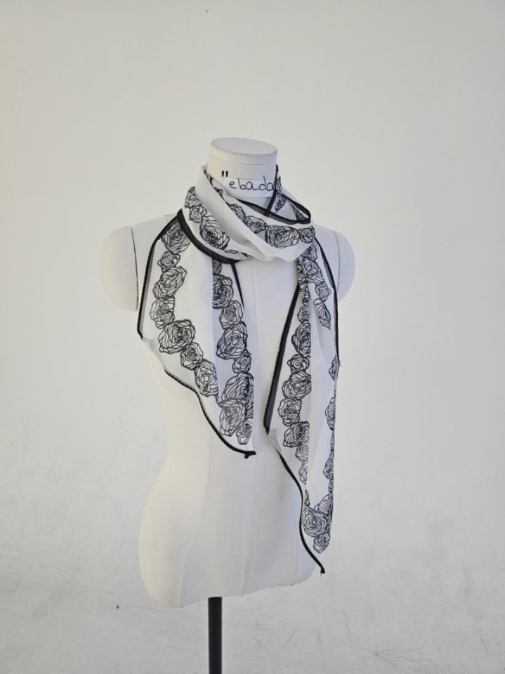 EBADA韓國代購女士新品休閑職業真品人氣推薦圍巾披肩雪紡EBADA圍巾/披肩圖色1