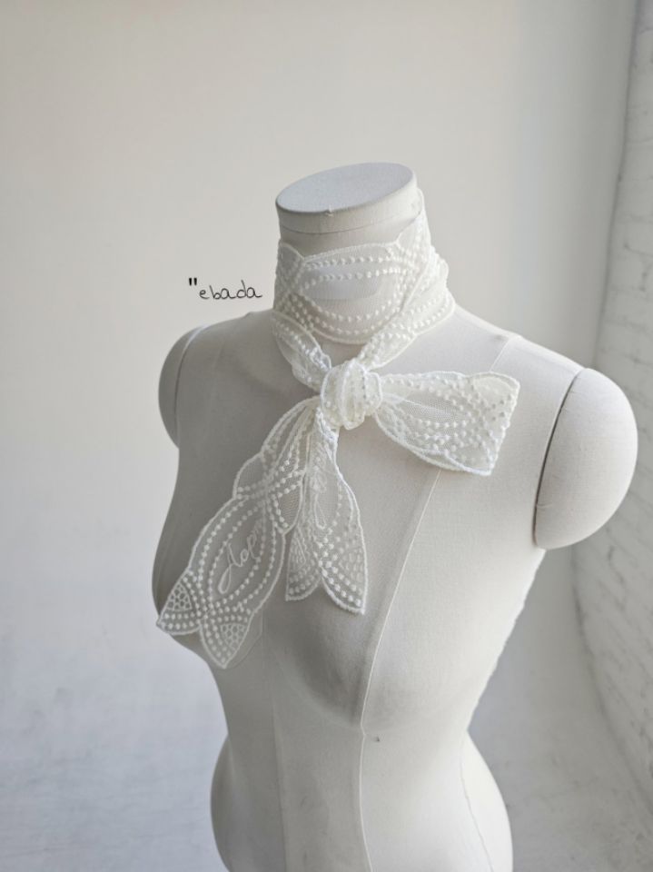 EBADA韓國代購女裝新款時尚職業推薦人氣熱賣圍巾披肩蕾絲EBADA圍巾/披肩圖色1