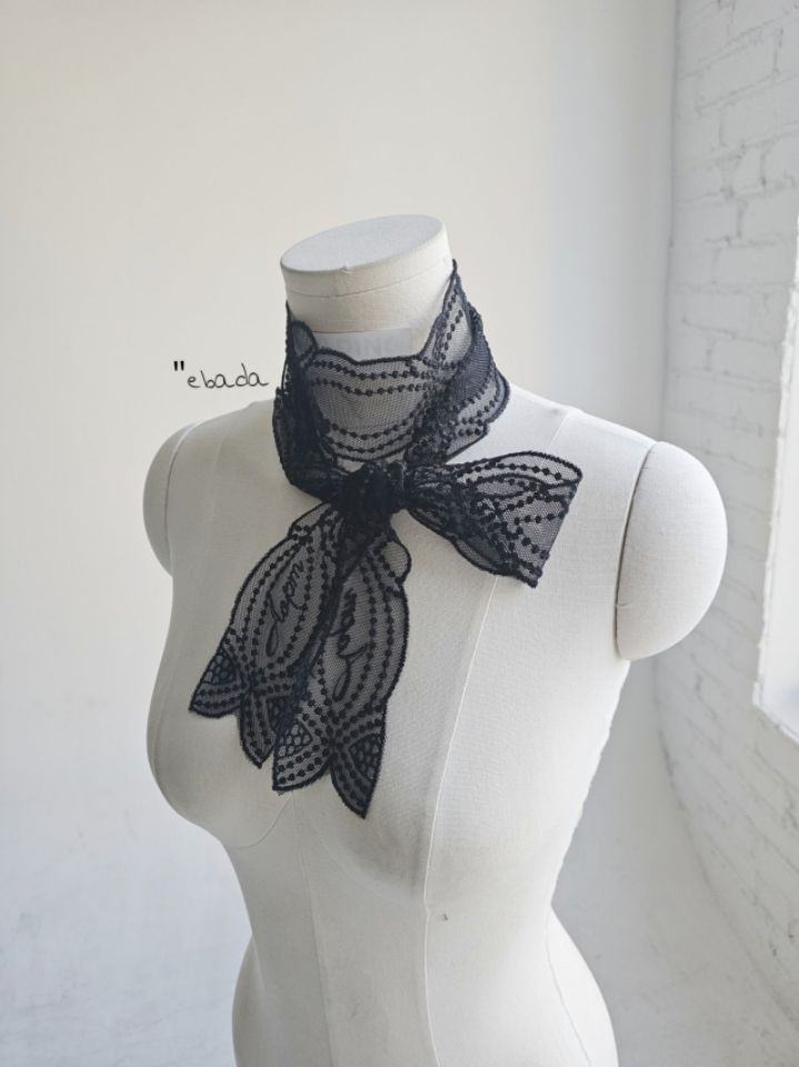 EBADA韓國代購女裝新款時尚職業推薦人氣熱賣圍巾披肩蕾絲EBADA圍巾/披肩圖色2