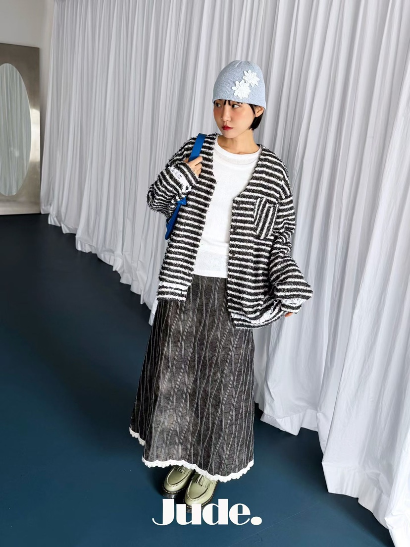 HEYJUDE東大門實拍女裝新款26春夏休閑職業真品人氣時尚長裙HEYJUDE長裙