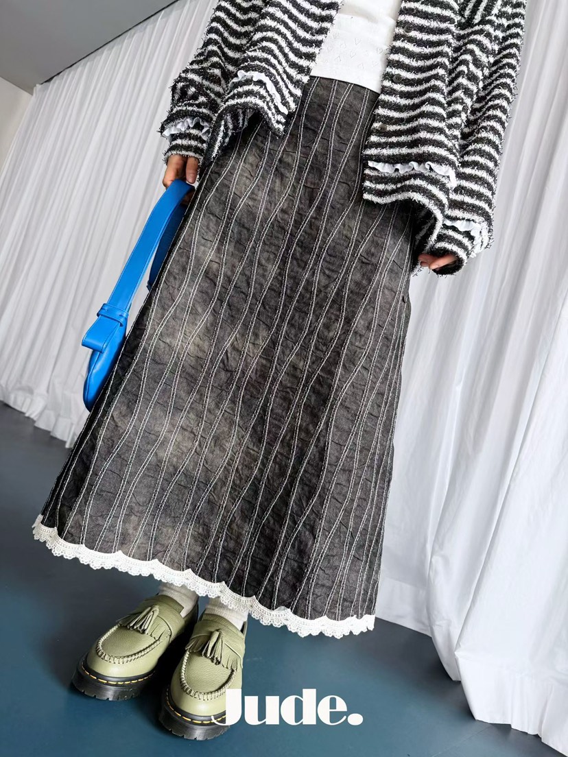 HEYJUDE東大門實拍女裝新款26春夏休閑職業真品人氣時尚長裙HEYJUDE長裙