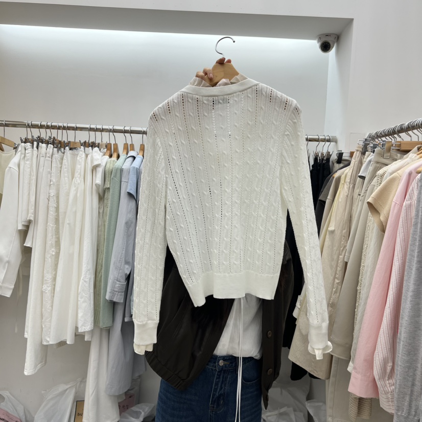 DRESS ROOM東大門實拍女裝新品26春夏推薦人氣針織衫蕾絲DRESS ROOM針織衫