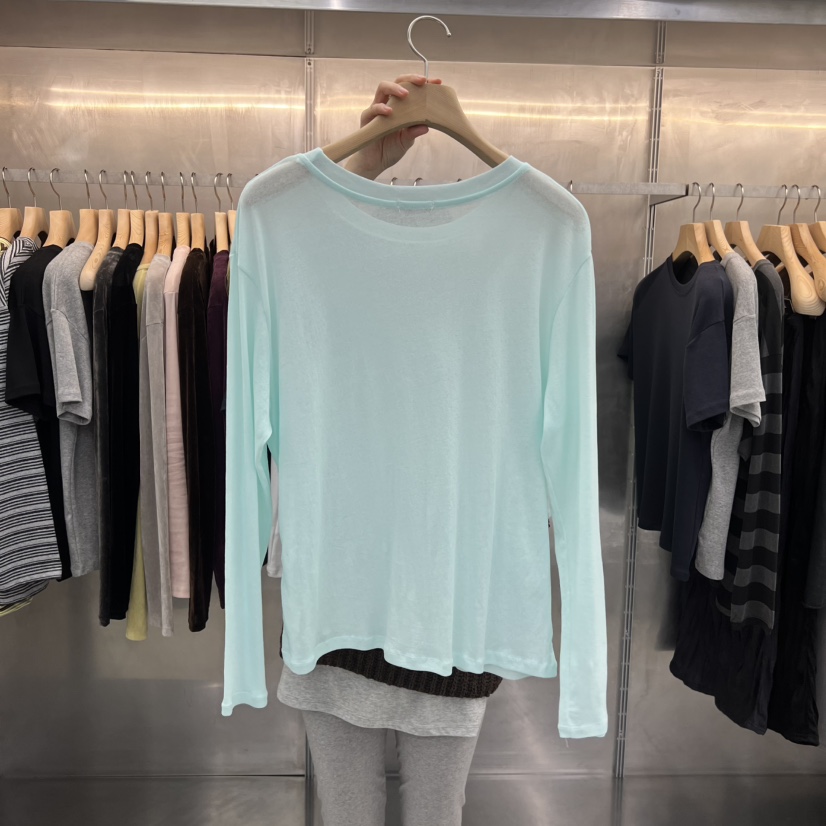 ESSENCE東大門代購女裝新品真品職業熱賣人氣26春夏長袖T恤ESSENCE長袖T恤