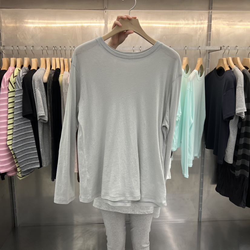 ESSENCE東大門代購女裝新品真品職業熱賣人氣26春夏長袖T恤ESSENCE長袖T恤圖色1