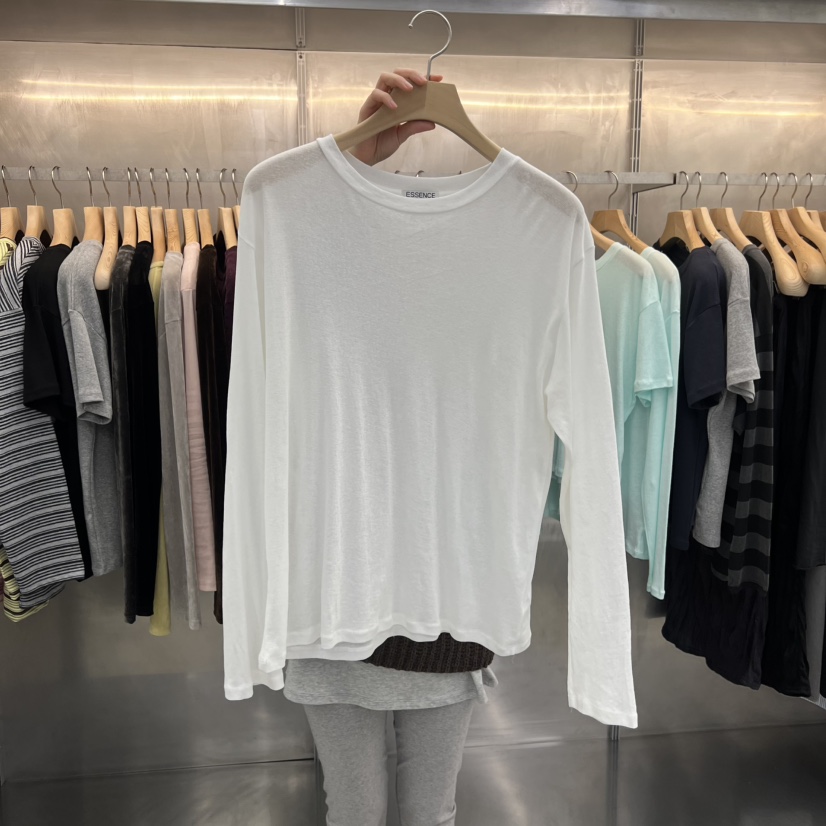 ESSENCE東大門代購女裝新品真品職業熱賣人氣26春夏長袖T恤ESSENCE長袖T恤圖色3