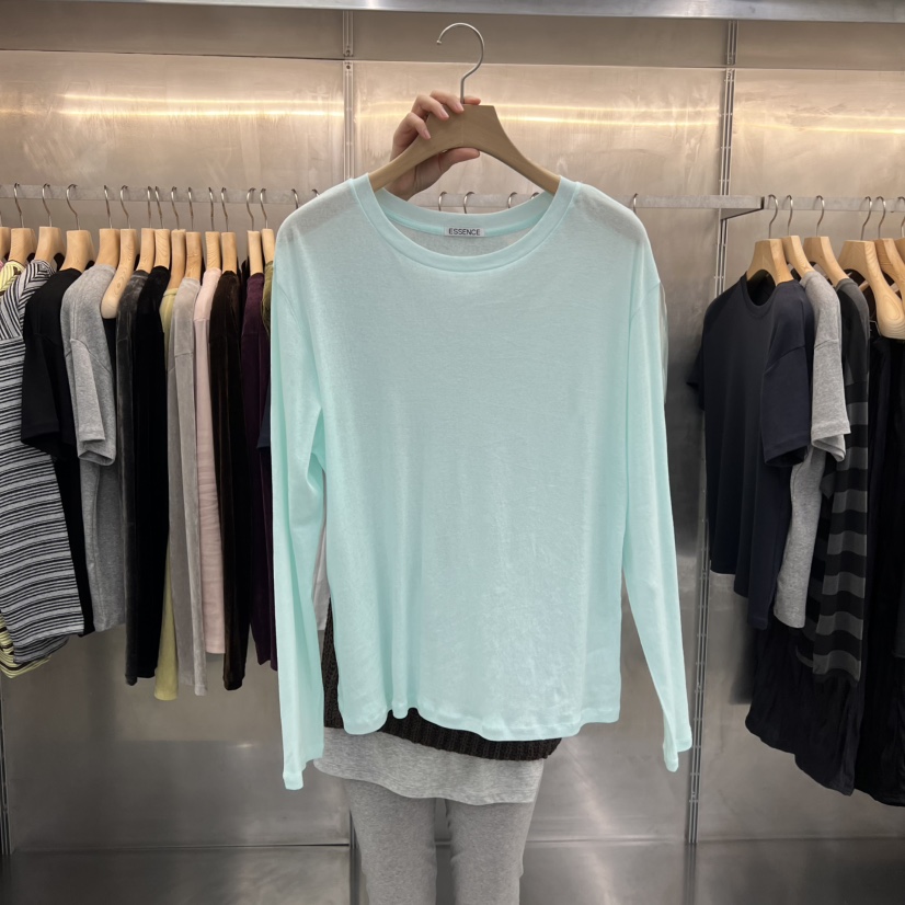 ESSENCE東大門代購女裝新品真品職業熱賣人氣26春夏長袖T恤ESSENCE長袖T恤圖色4