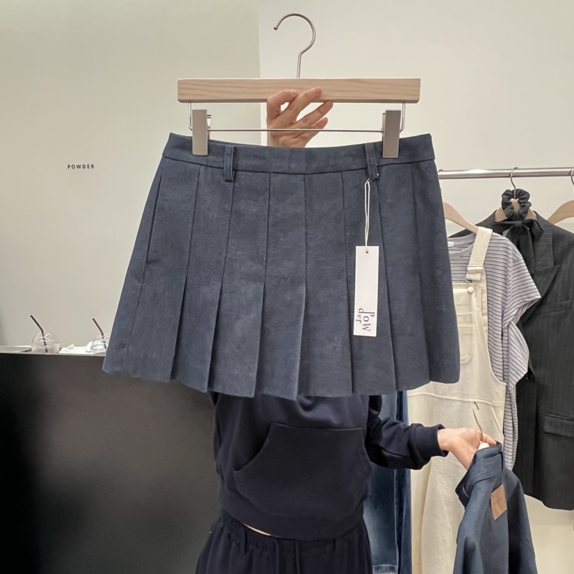 POWDER韓國直郵女士新品人氣推薦休閑職業時尚真品熱賣短裙POWDER短裙圖色1