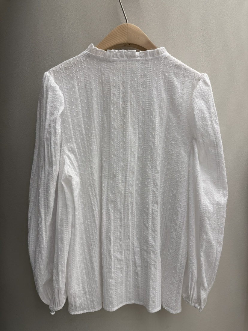 EOOB/LAMEREI韓國代購女士新款熱賣推薦人氣襯衫蕾絲衫褶裥EOOB/LAMEREI襯衫/蕾絲衫