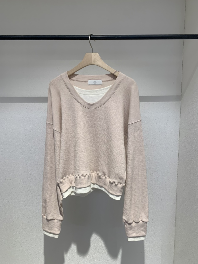 IR BIEN/BIENBIEN東大門代購女士新款休閑長袖T恤假兩件IR BIEN/BIENBIEN長袖T恤圖色2