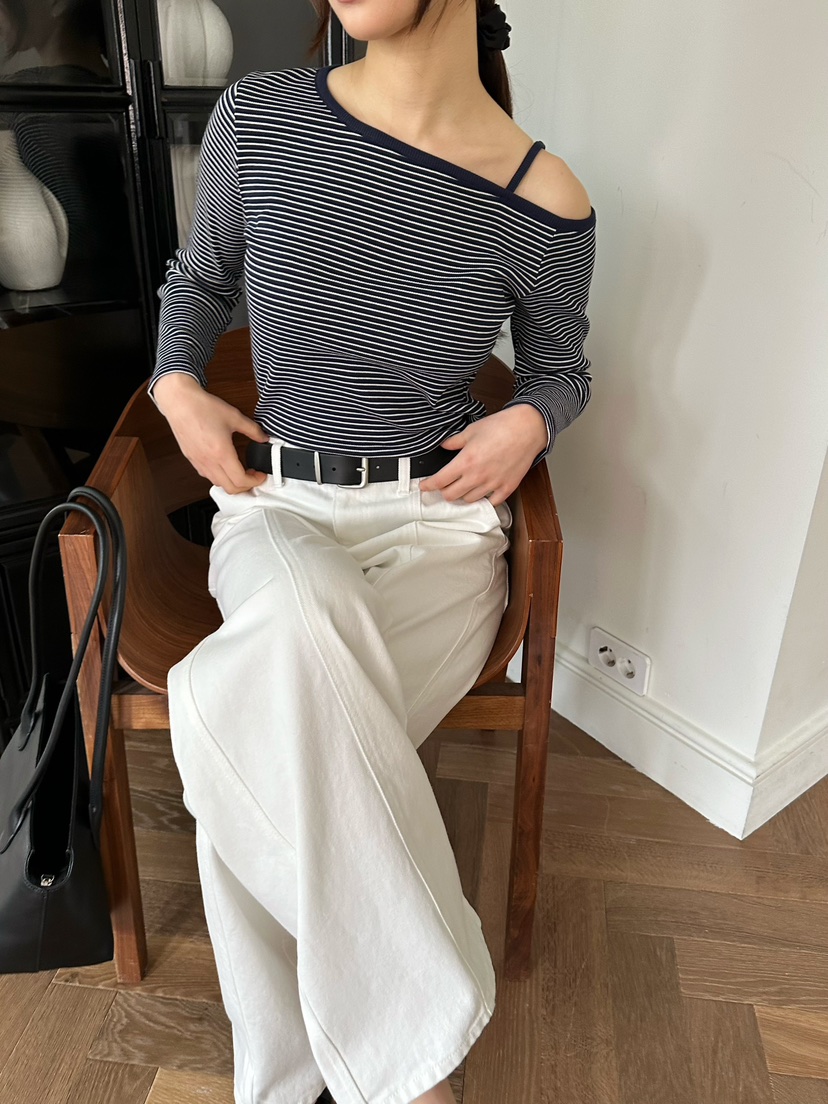 2ND GATE韓國代購女裝新品職業26春夏熱賣推薦休閑長袖T恤2ND GATE長袖T恤