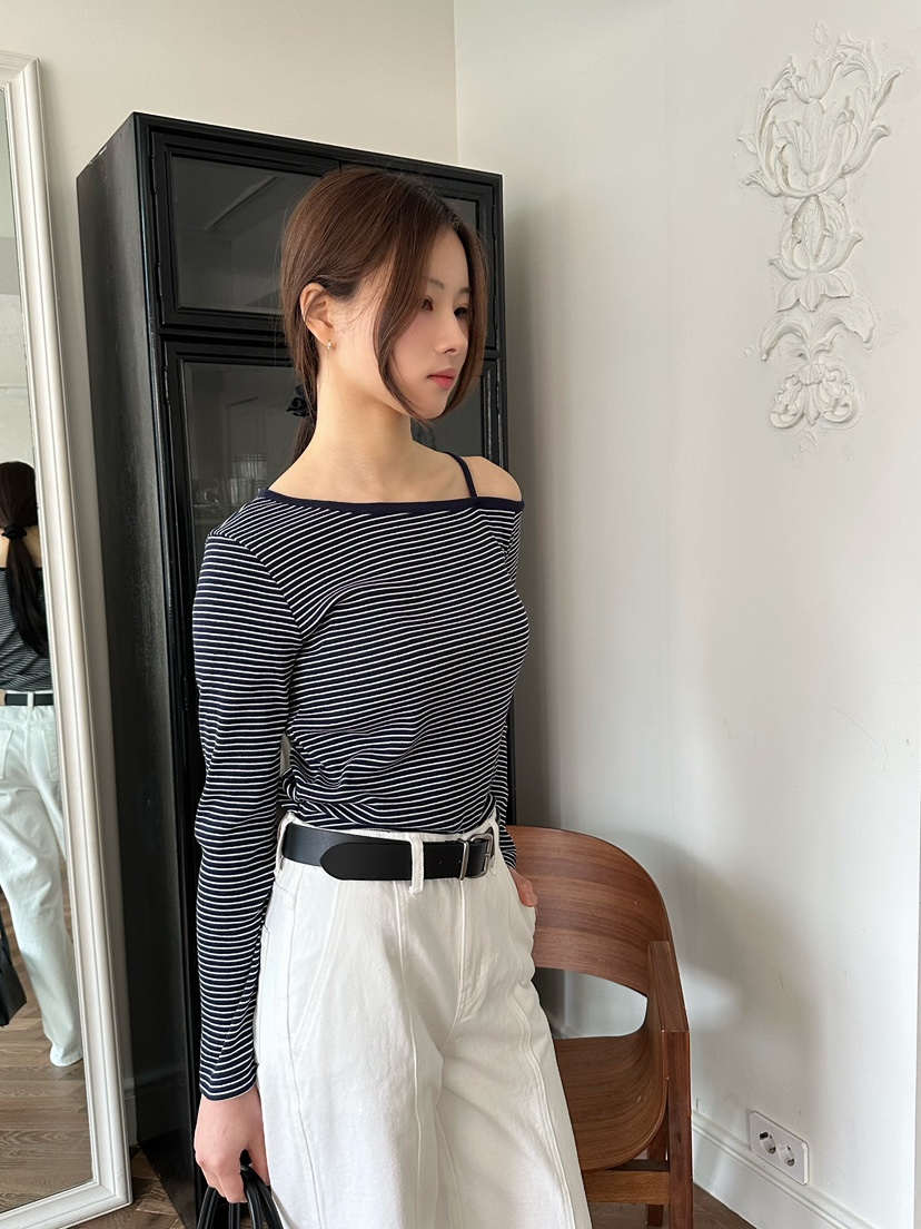 2ND GATE韓國代購女裝新品職業26春夏熱賣推薦休閑長袖T恤2ND GATE長袖T恤