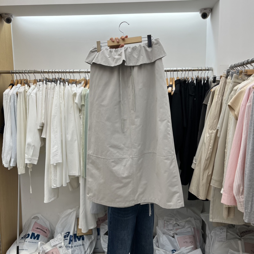 DRESS ROOM東大門代購女裝新款人氣職業熱賣半身裙中短裙棉DRESS ROOM半身裙/中短裙圖色2