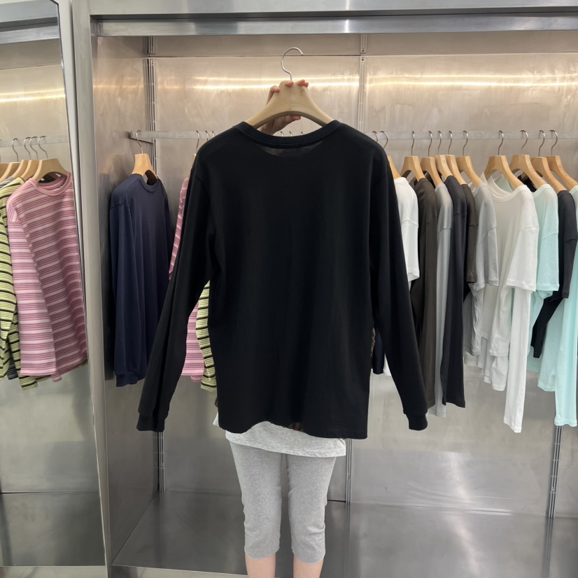 ESSENCE韓國直郵女裝新品真品職業26春夏時尚推薦長袖T恤ESSENCE長袖T恤