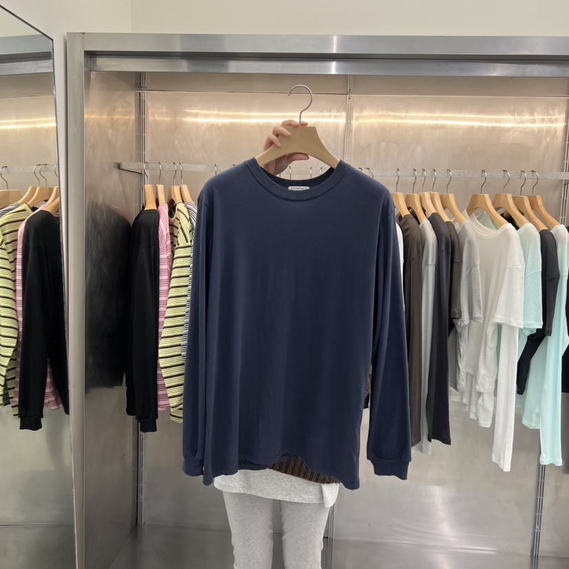 ESSENCE韓國直郵女裝新品真品職業26春夏時尚推薦長袖T恤ESSENCE長袖T恤圖色1