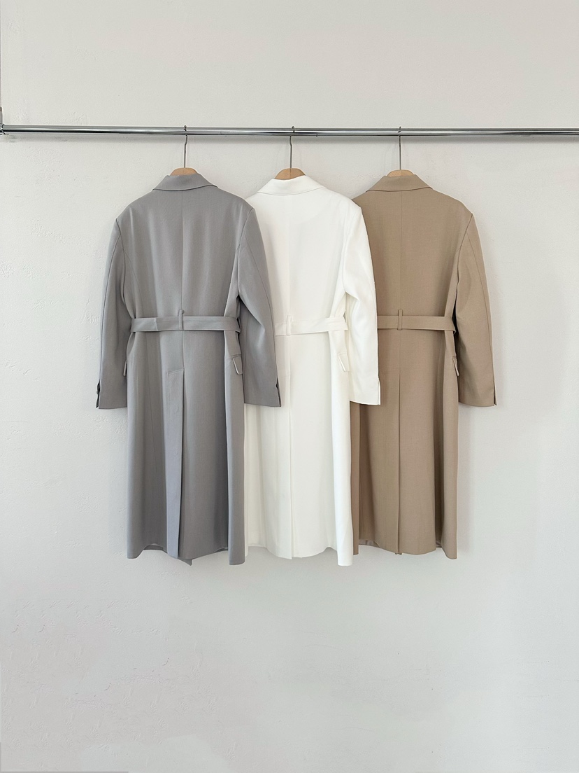 2ND GATE東大門代購女士新品職業26春夏推薦長款風衣含腰帶2ND GATE長款風衣