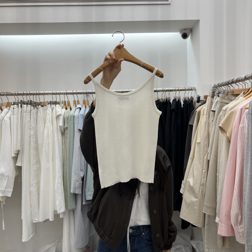DRESS ROOM韓國代購女士新款人氣休閑熱賣真品時尚吊帶背心DRESS ROOM吊帶/背心