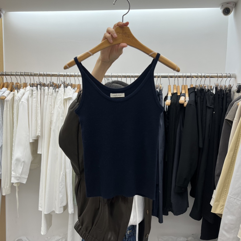 DRESS ROOM韓國代購女士新款人氣休閑熱賣真品時尚吊帶背心DRESS ROOM吊帶/背心圖色4