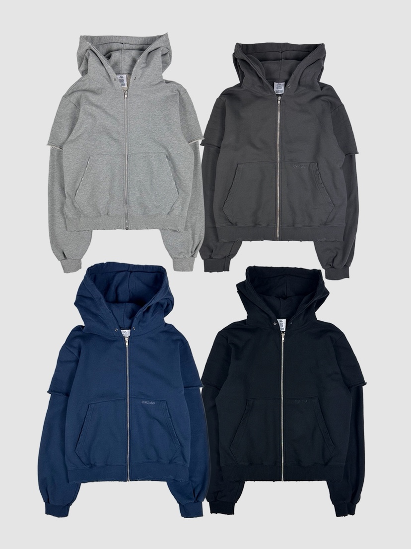 RAWOO/GVR COMPANY東大門實拍女士新品人氣夾克連帽拉鏈衫RAWOO/GVR COMPANY夾克