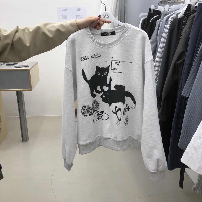 STAINLESS韓國直郵女士新品人氣真品推薦休閑職業時尚衛衣STAINLESS衛衣圖色1