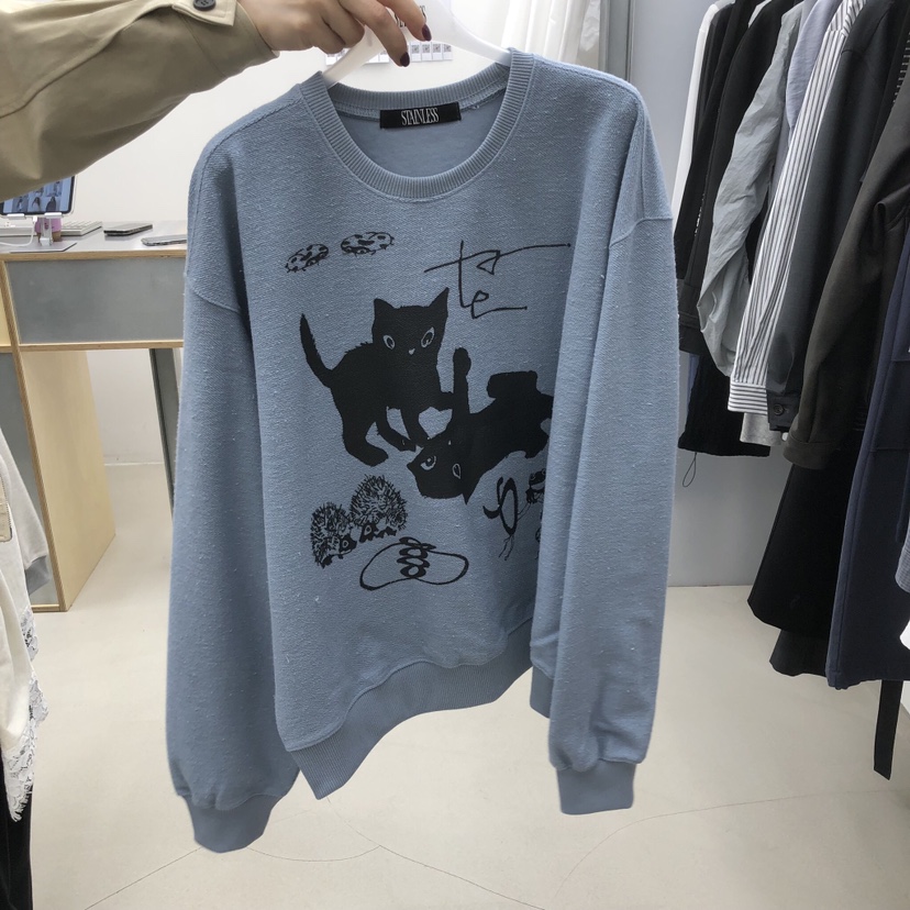 STAINLESS韓國直郵女士新品人氣真品推薦休閑職業時尚衛衣STAINLESS衛衣圖色2