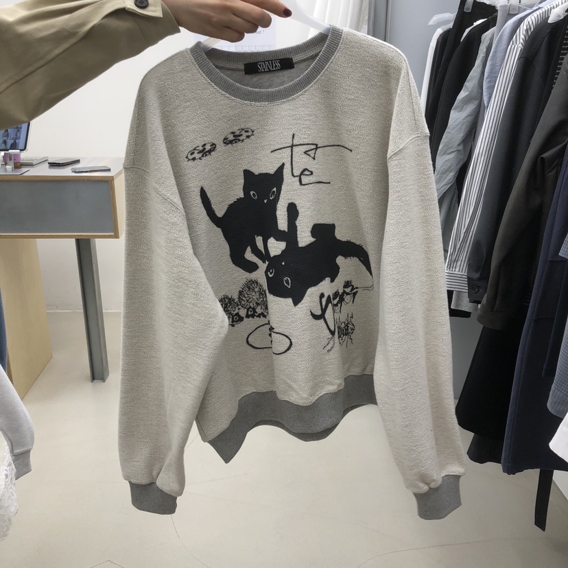 STAINLESS韓國直郵女士新品人氣真品推薦休閑職業時尚衛衣STAINLESS衛衣圖色3