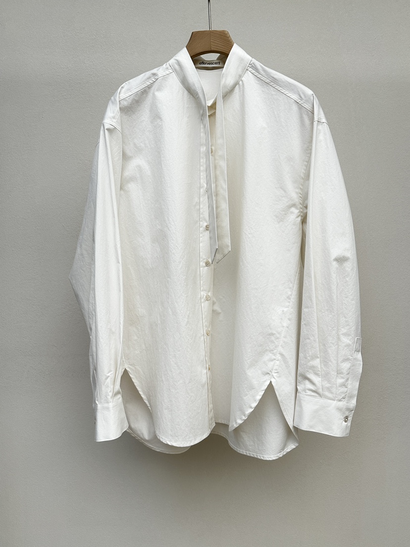 EFFERVESCENT韓國代購女裝新款26春夏人氣職業襯衫蕾絲衫evc/effervescent襯衫/蕾絲衫圖色1