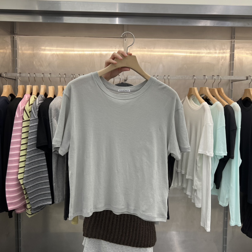 ESSENCE東大門實拍女裝新品熱賣人氣休閑真品職業26春夏T恤ESSENCET恤圖色1