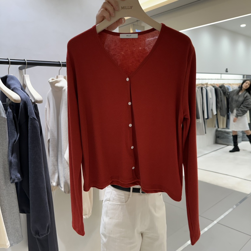 MILLIF東大門實拍女士新品職業熱賣休閑真品時尚26春夏長袖T恤MILLIF長袖T恤圖色1