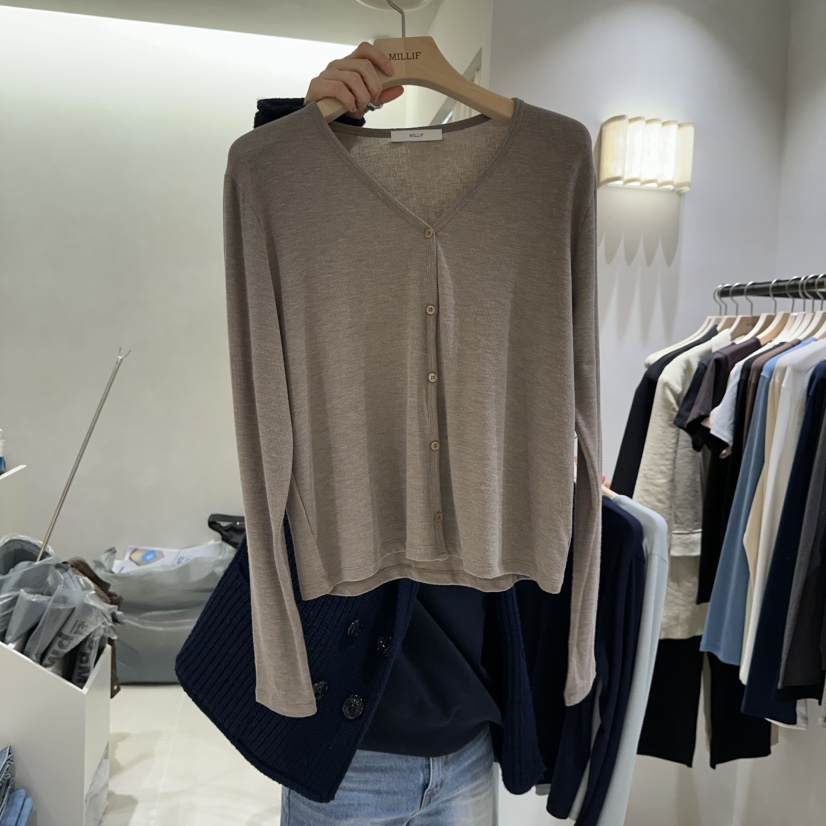 MILLIF東大門實拍女士新品職業熱賣休閑真品時尚26春夏長袖T恤MILLIF長袖T恤圖色3