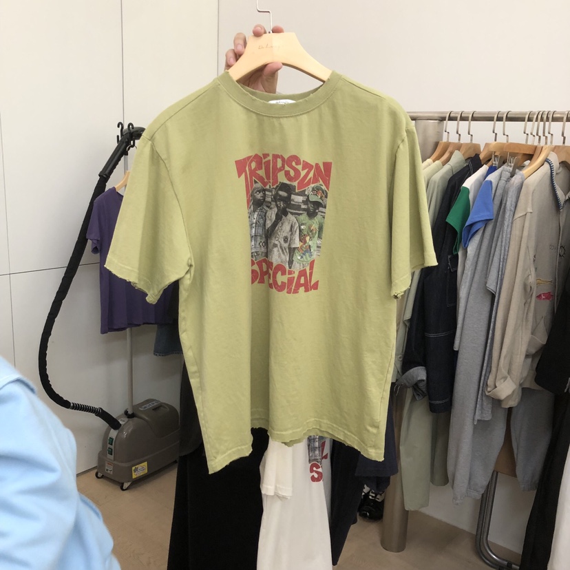 DOHWAJI東大門實拍女裝新品時尚職業人氣真品熱賣T恤復古DOHWAJIT恤圖色2