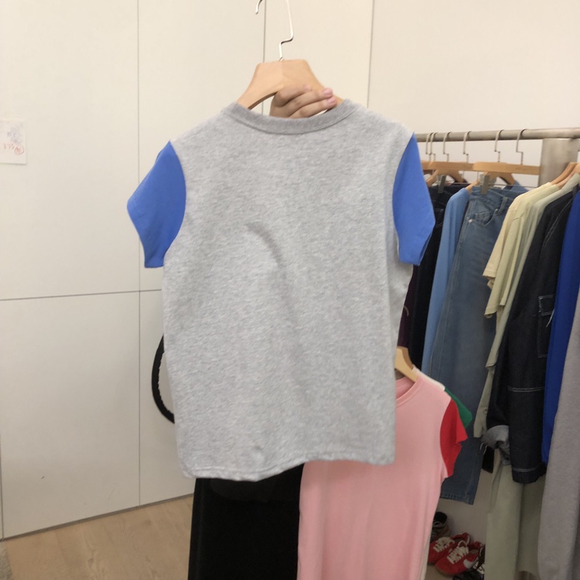 DOHWAJI韓國直郵女裝新款26春夏職業人氣時尚真品T恤絲綢DOHWAJIT恤