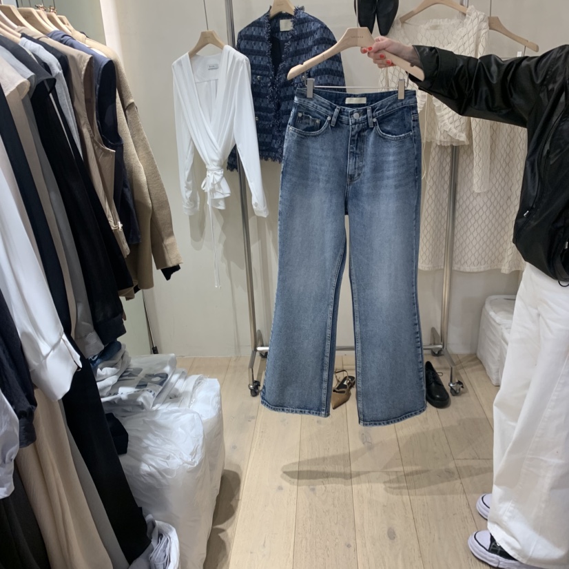 ARCHER東大門實拍女士新款職業真品推薦時尚26春夏牛仔褲ARCHER牛仔褲圖色2