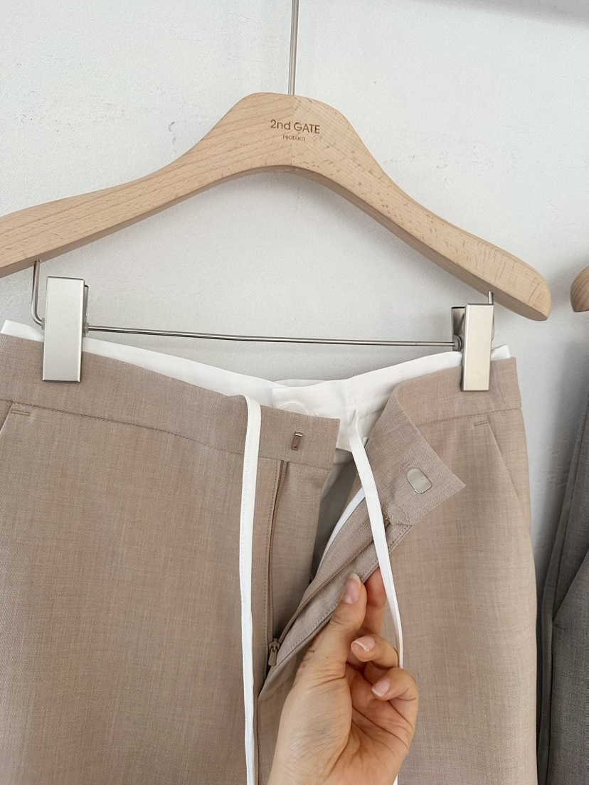 2ND GATE東大門代購女士新品休閑人氣26春夏推薦職業休閑褲2ND GATE休閑褲