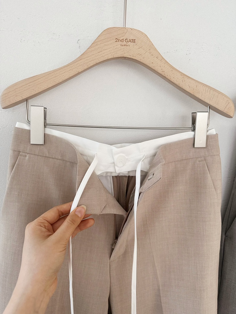 2ND GATE東大門代購女士新品休閑人氣26春夏推薦職業休閑褲2ND GATE休閑褲