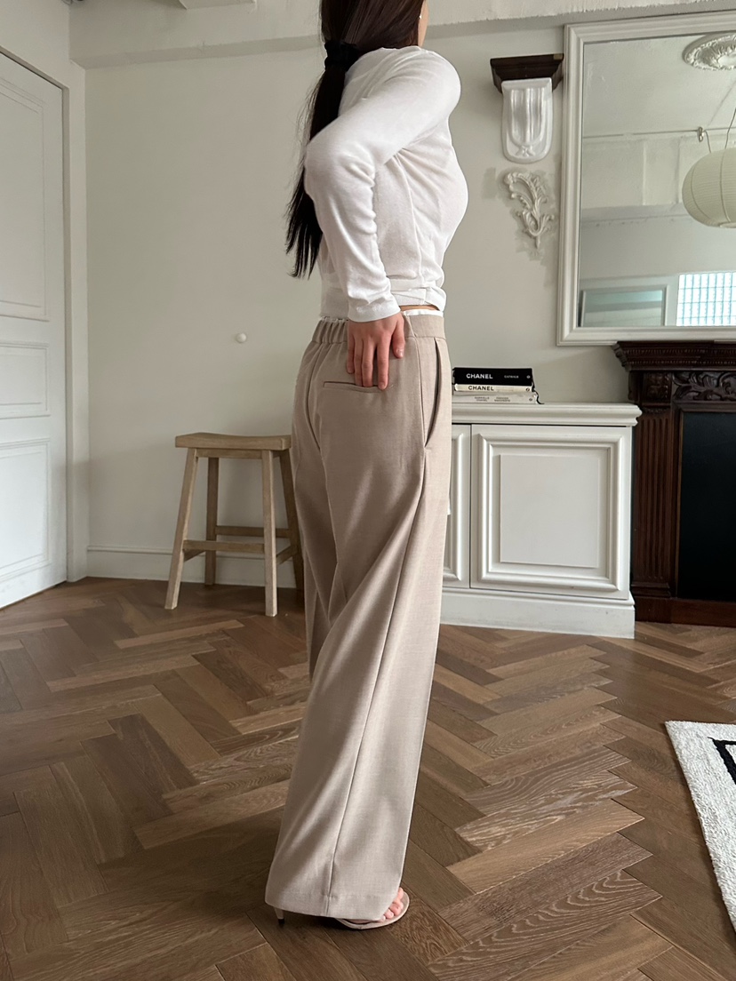 2ND GATE東大門代購女士新品休閑人氣26春夏推薦職業休閑褲2ND GATE休閑褲