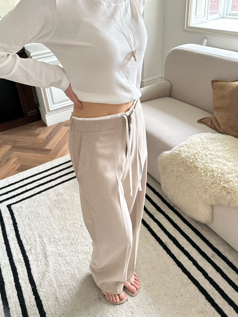 2ND GATE東大門代購女士新品休閑人氣26春夏推薦職業休閑褲2ND GATE休閑褲