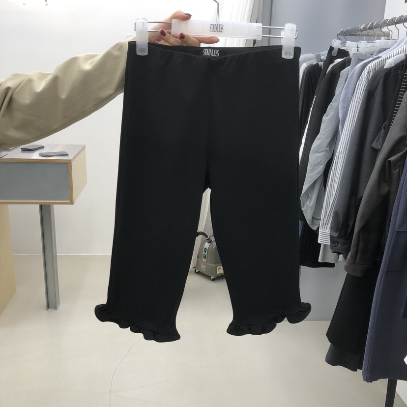 STAINLESS韓國代購女裝新款推薦職業真品打底褲鯊魚褲中筒STAINLESS打底褲/鯊魚褲圖色2