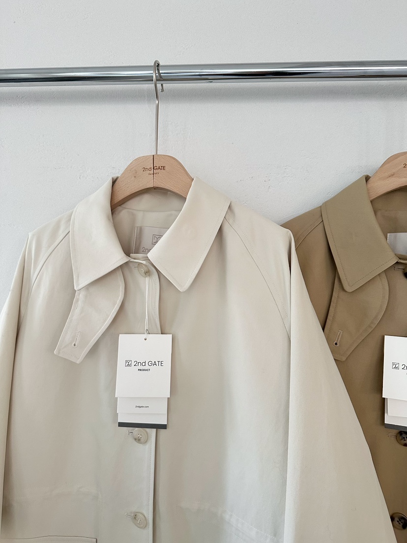 2ND GATE東大門直郵女士新品推薦人氣休閑職業熱賣長款風衣2ND GATE長款風衣