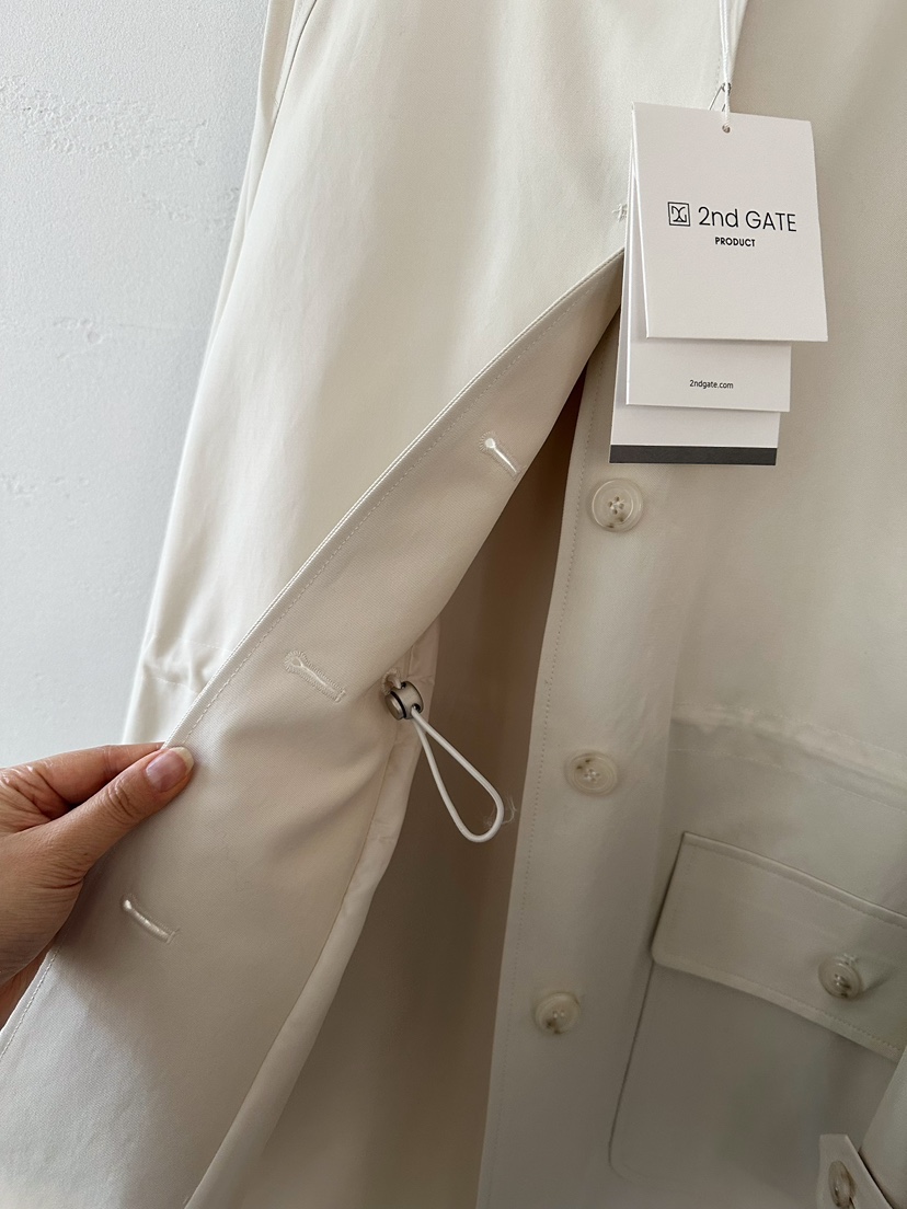 2ND GATE東大門直郵女士新品推薦人氣休閑職業熱賣長款風衣2ND GATE長款風衣