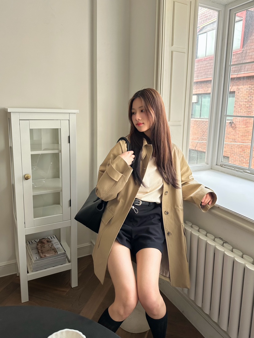 2ND GATE東大門直郵女士新品推薦人氣休閑職業熱賣長款風衣2ND GATE長款風衣